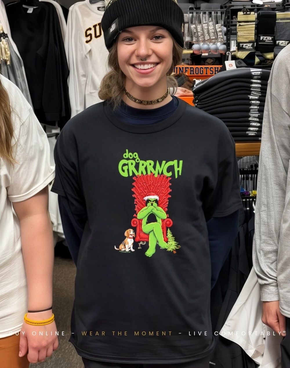 Dog Grrrinch Game of Thrones parody shirt