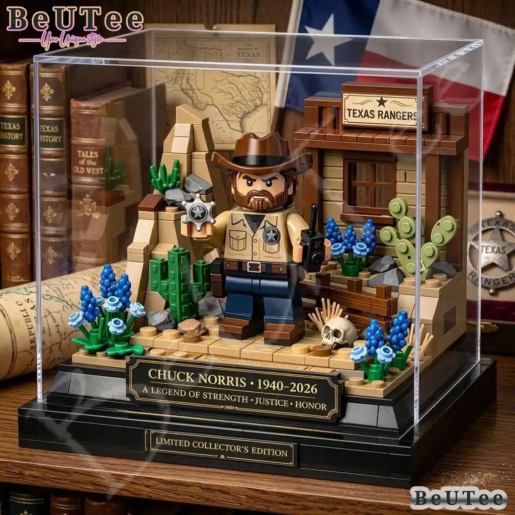 Chuck Norris Memorial Brick Figure