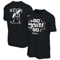 Wemby screaming 2026 NBA Playoffs front and back shirt