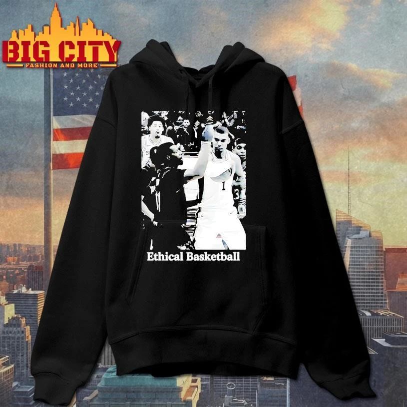 Ethical basketball Victor-Wembanyama elbow on Naz-Reid San Antonio Spurs and Minnesota Timberwolves NBA Playoffs 2026 shirt
