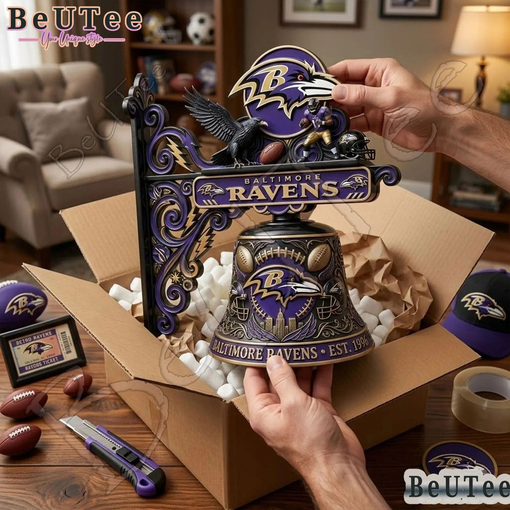 Baltimore Ravens Premium 3D Wall Bell