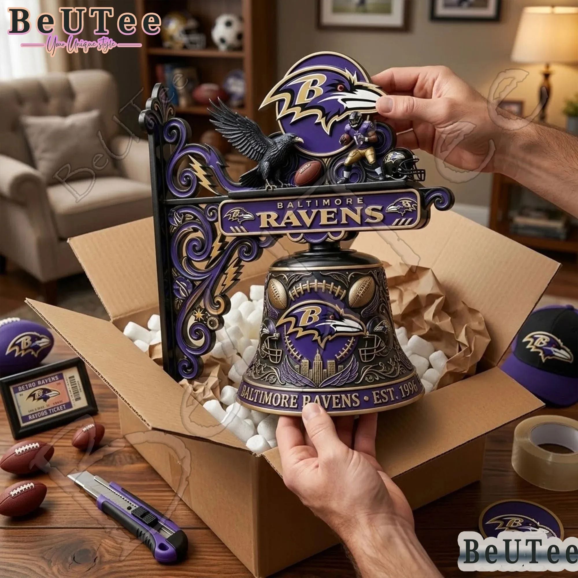 Baltimore Ravens Premium 3D Wall Bell