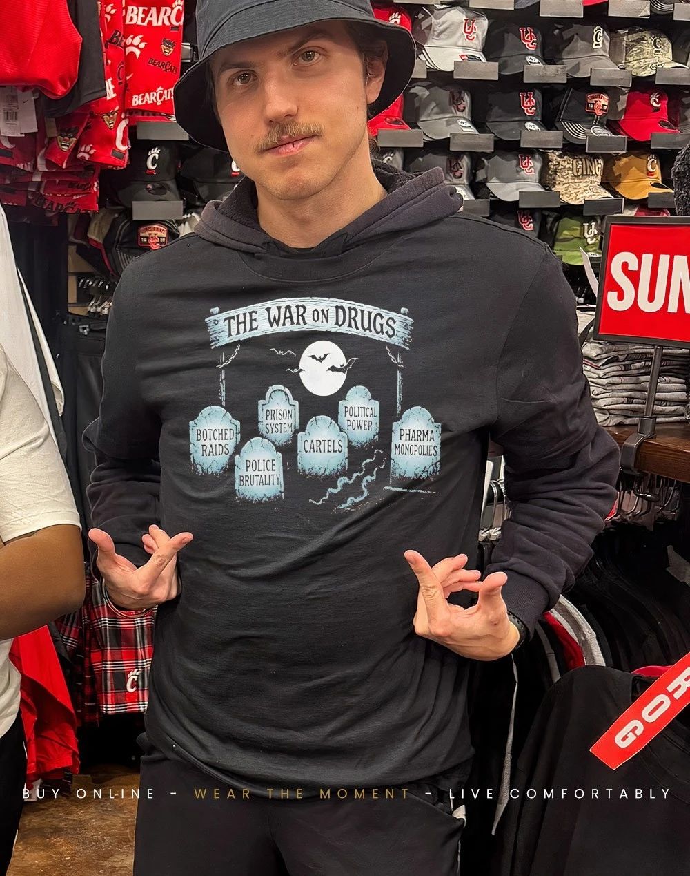 Graveyard the war on drugs shirt