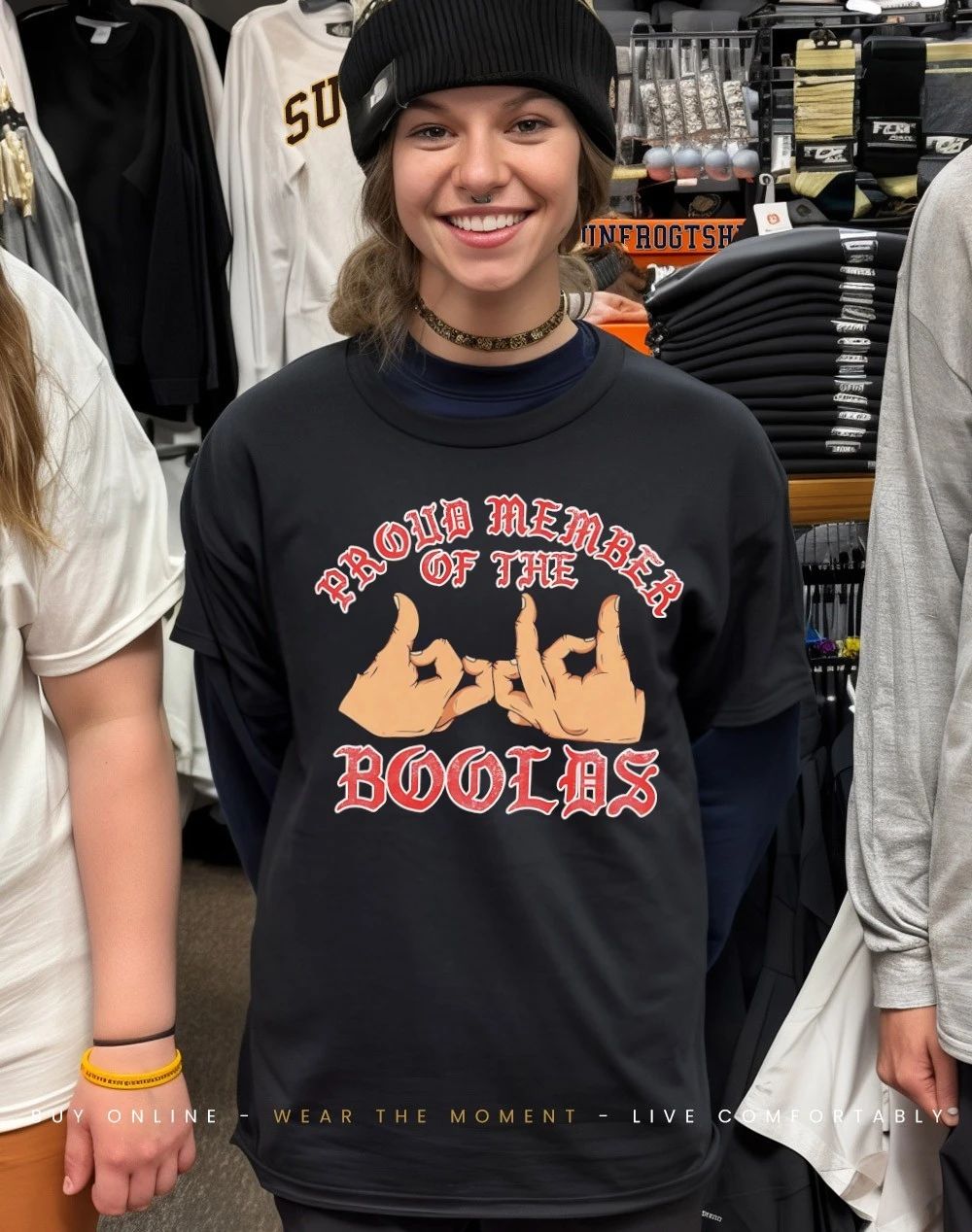 Gang sign proud member of the boolds shirt
