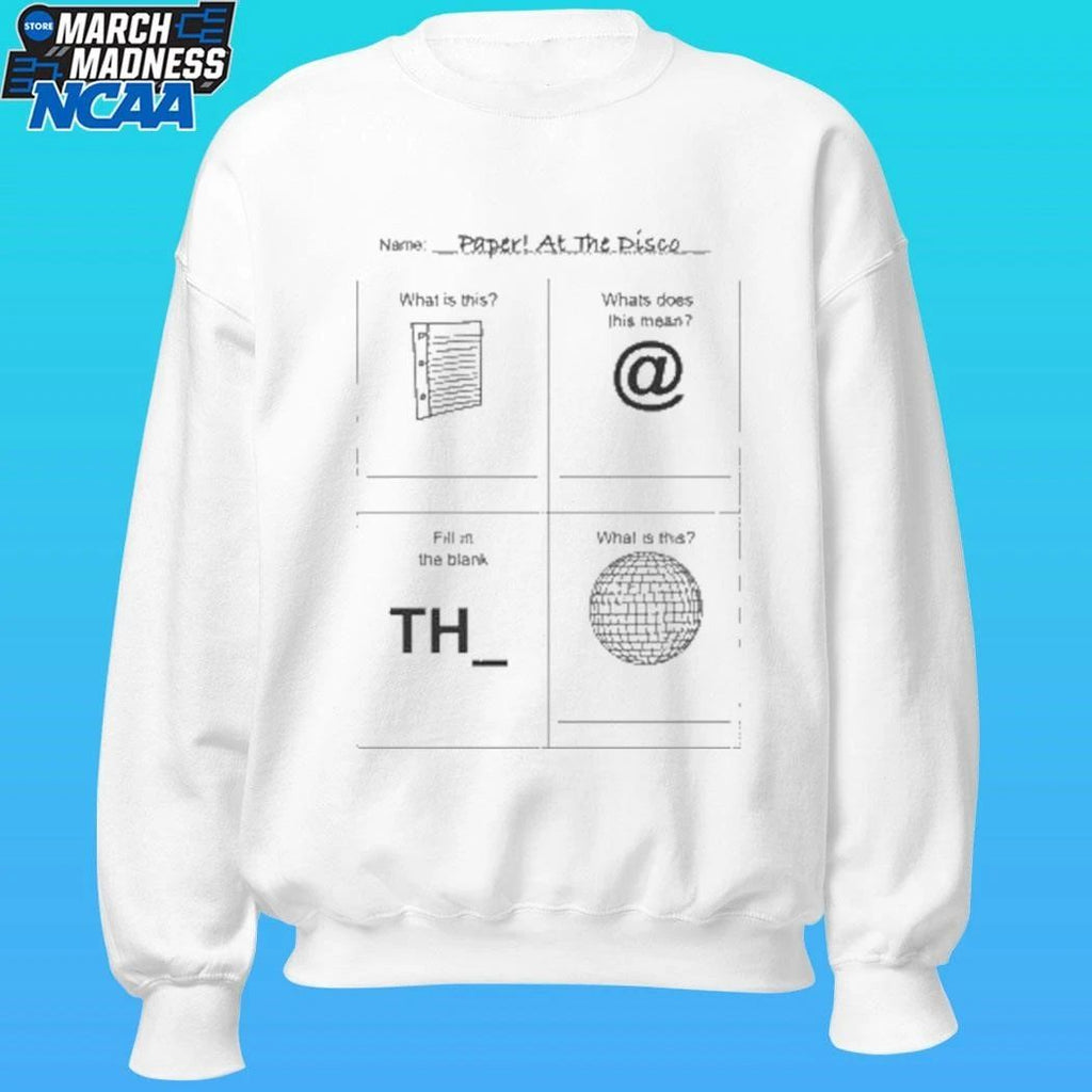 Papers At The Disco Worksheet Shirt