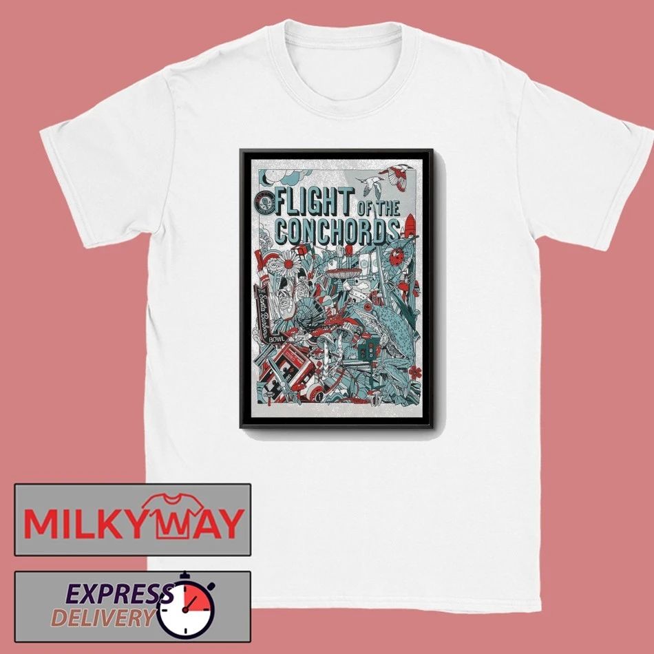 May 7 2026 Flight Of The Conchords Poster Santa Barbara TOUR shirt