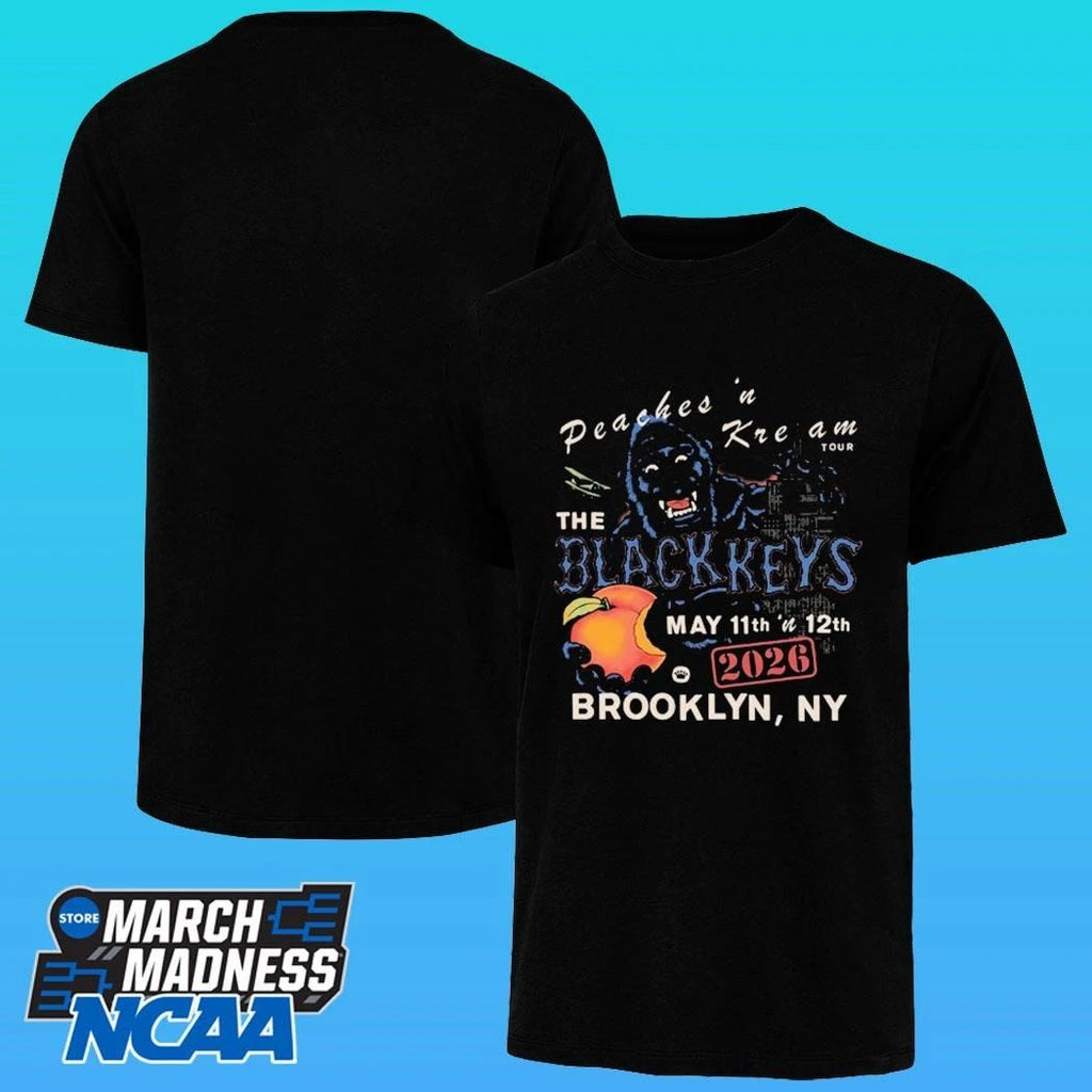 The Black Keys May 11-12 2026 Brooklyn Peaches N Kream Tour Tour Shirt