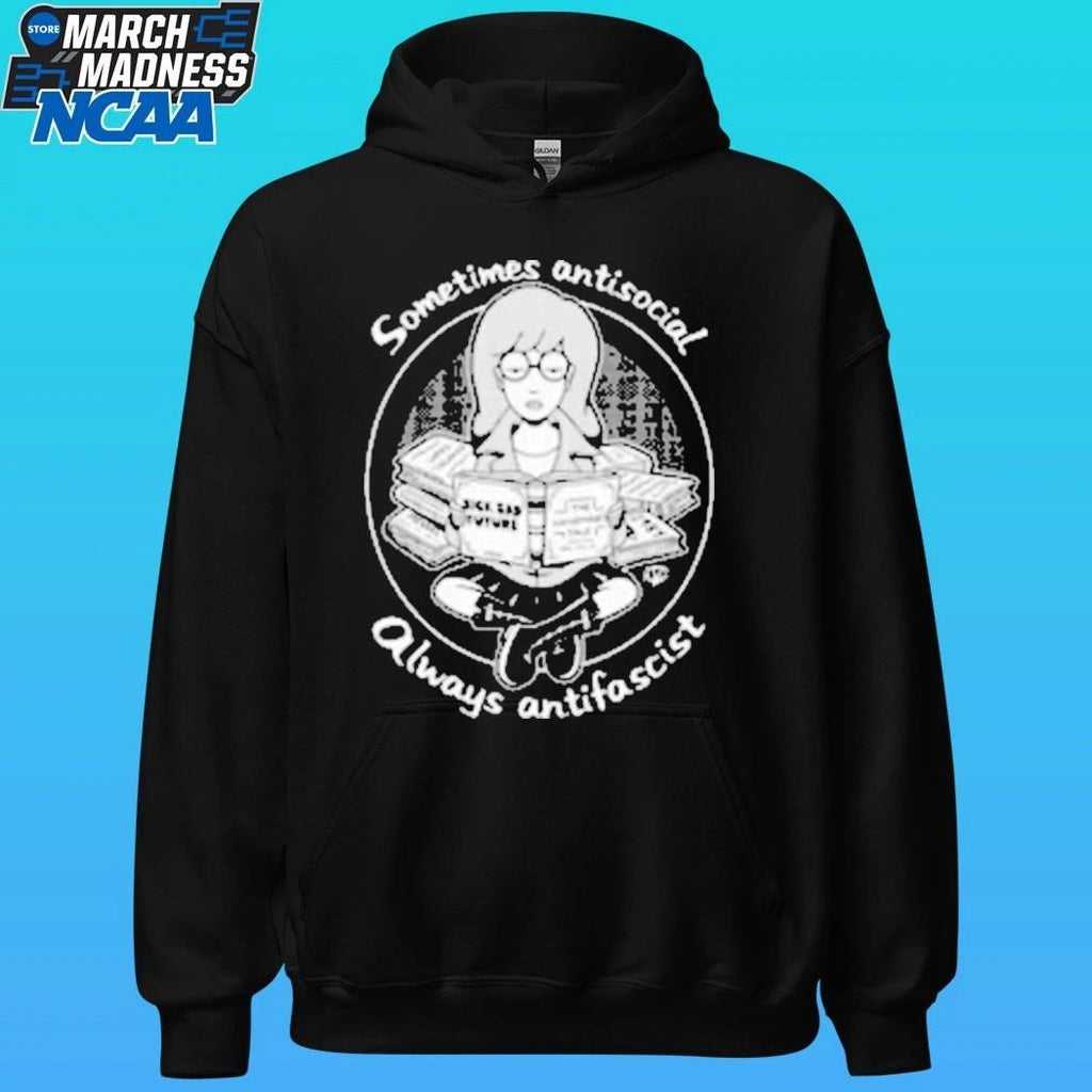Sometimes Antisocial Always Antifascist Clay Graham Shirt