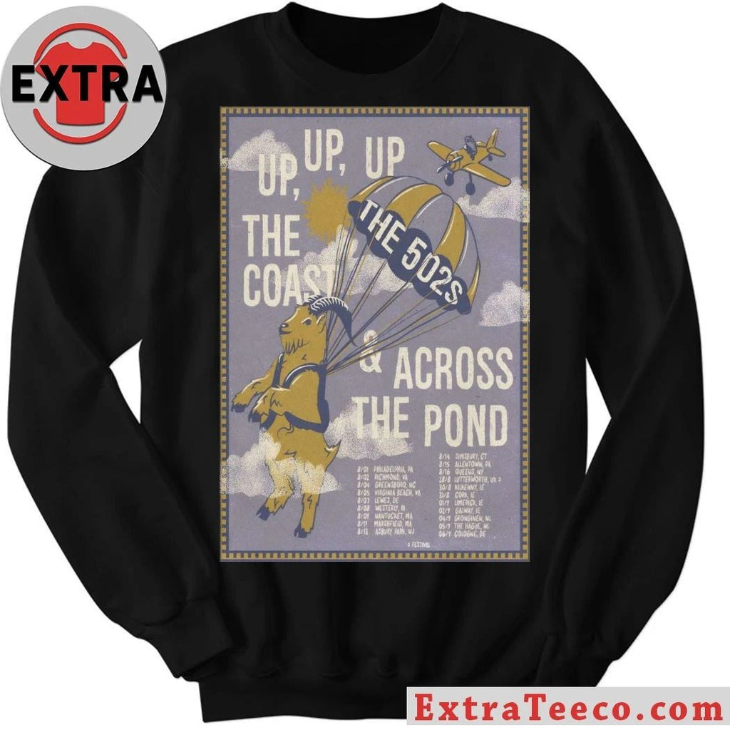 Poster The 502s Up, Up Up The Coast 2026 Tour Shirt