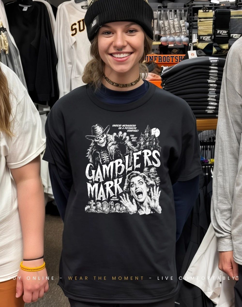 Gamblers Mark undead merauders on a psychotic rampage shirt