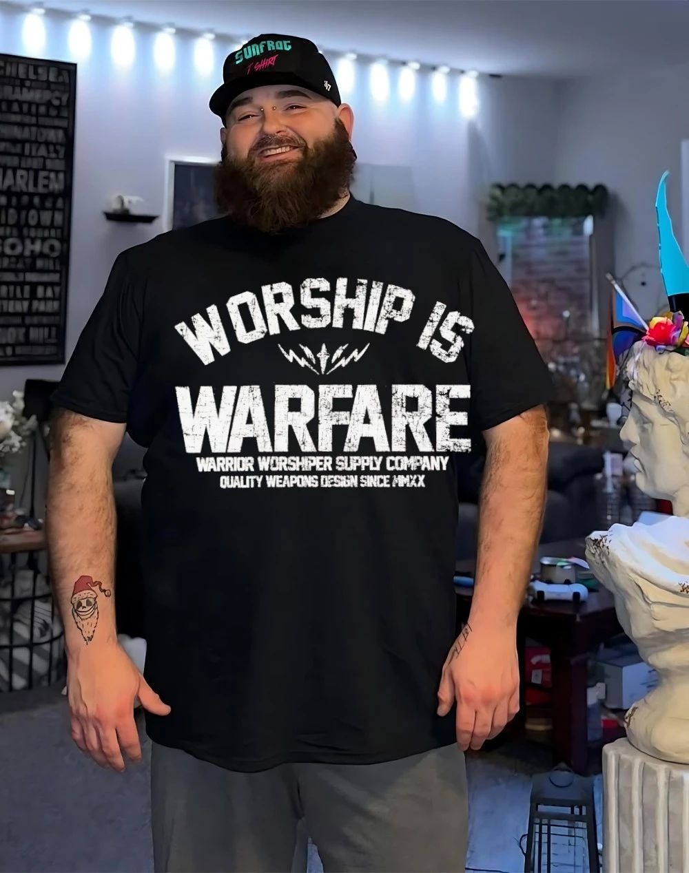 Worship is warfare Warrior Worshiper Supply Company shirt