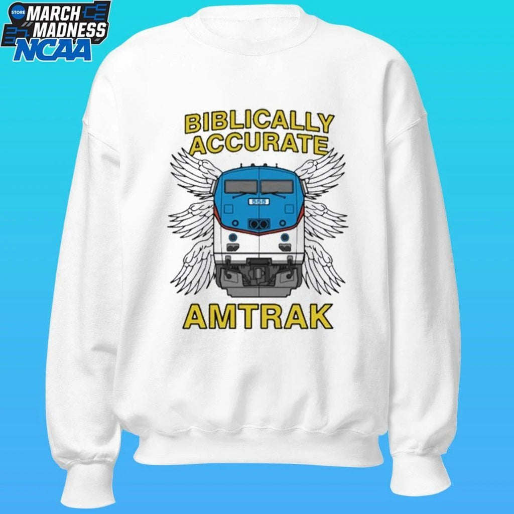 Biblically Accurate Amtrak Shirt