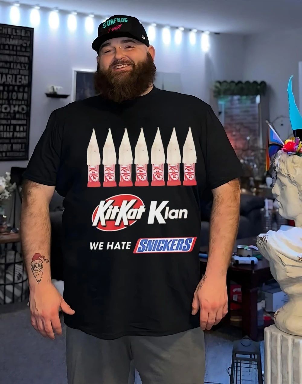 Ku Klux Klan Kit Kat Klan we hate Snickers shirt