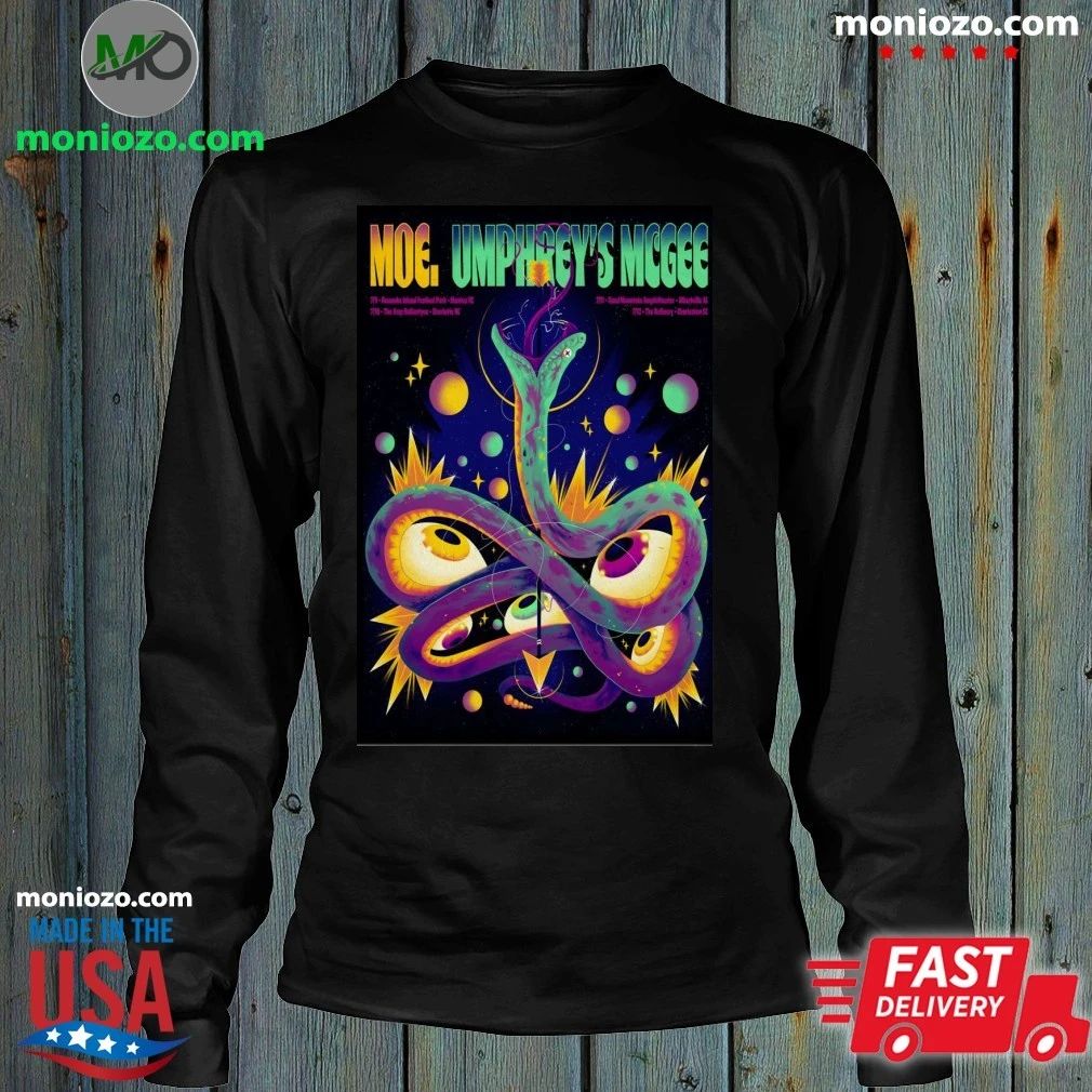 Moe. And Umphrey’s McGee Charleston SC Jul 12 2026 Poster Shirt