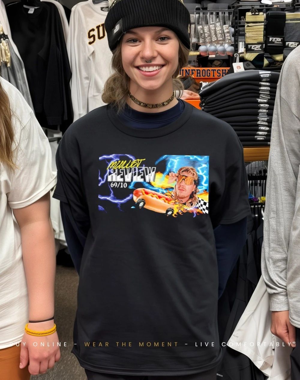 Mullet Review wiener racing 69 per 10 shirt