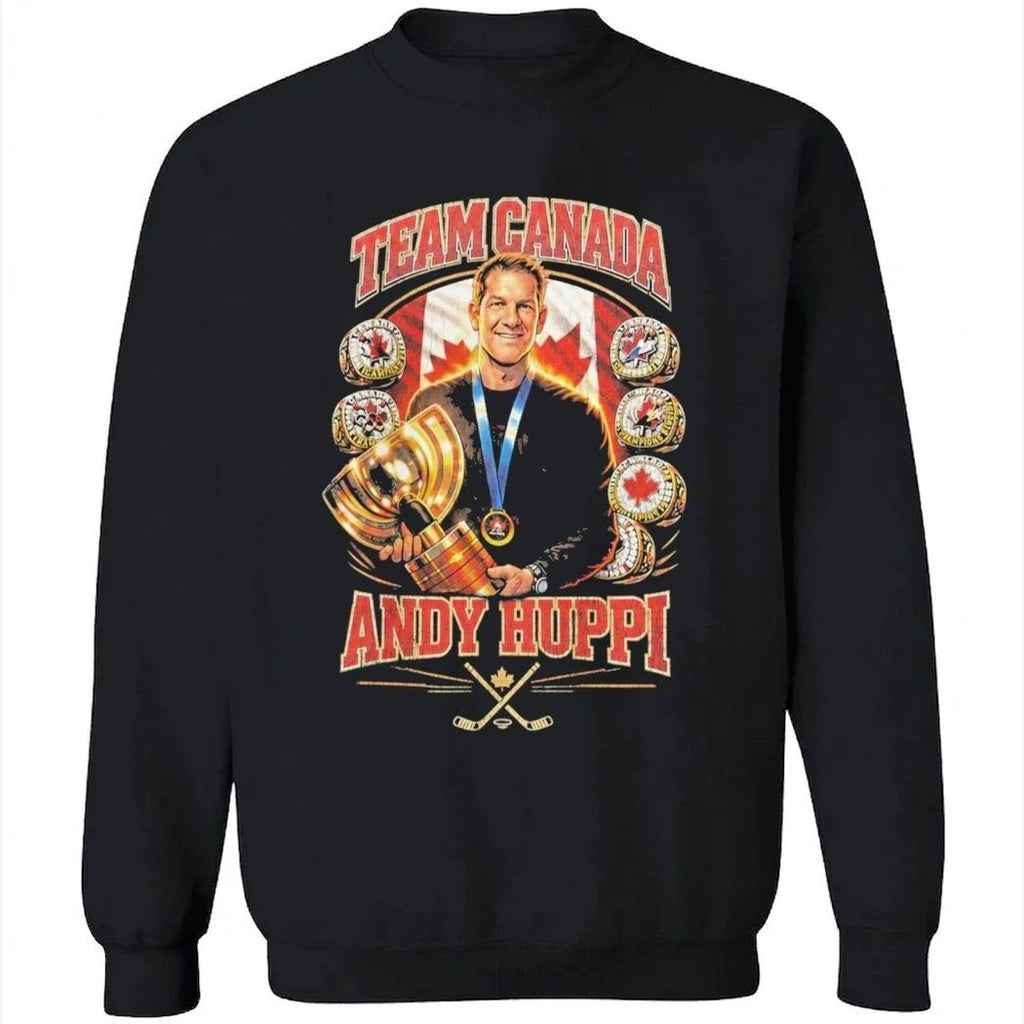 Team Canada Andy Huppi 20 Years Of Commitment To Hockey Canada Shirt
