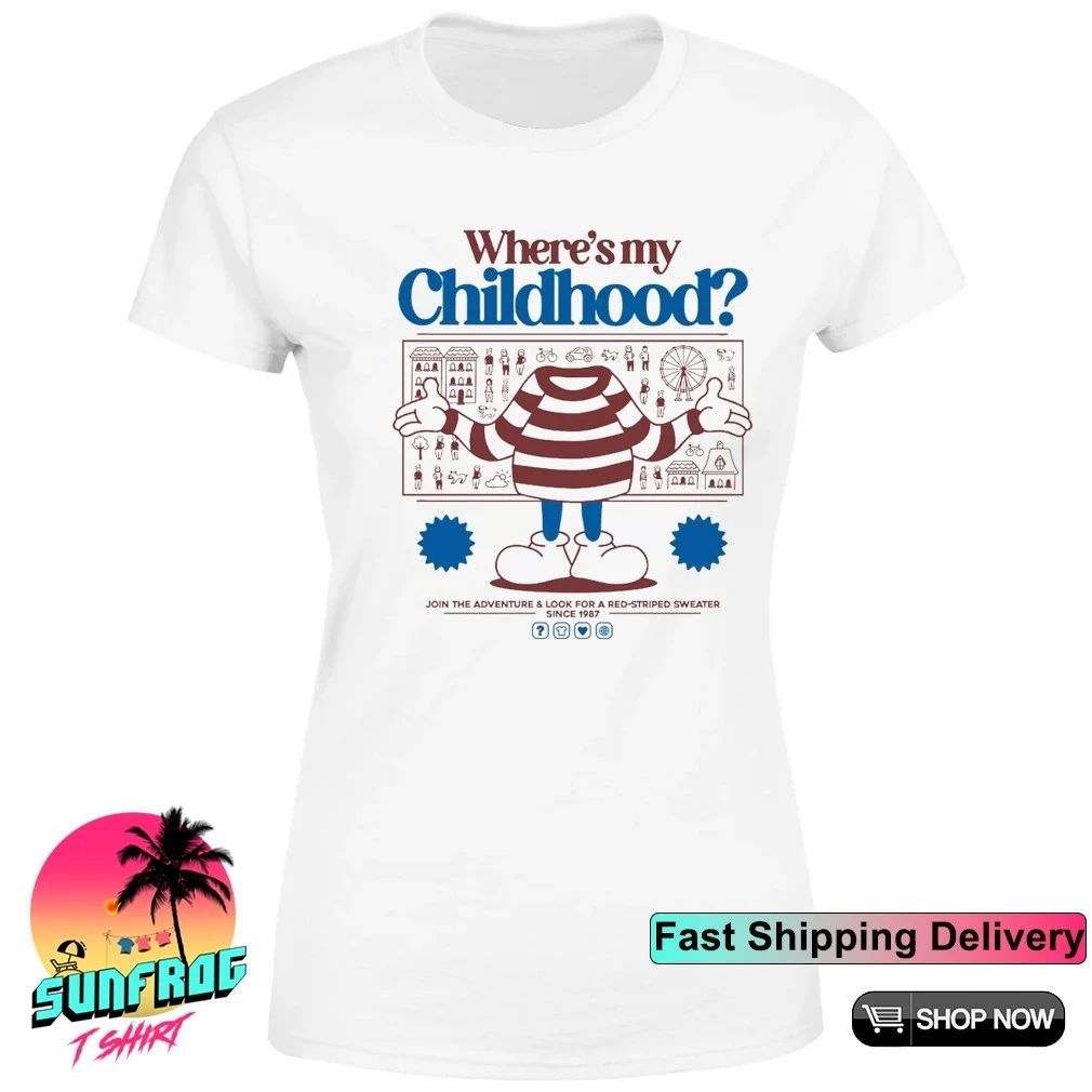 Where’s my Childhood join the adventure and look for a red striped shirt