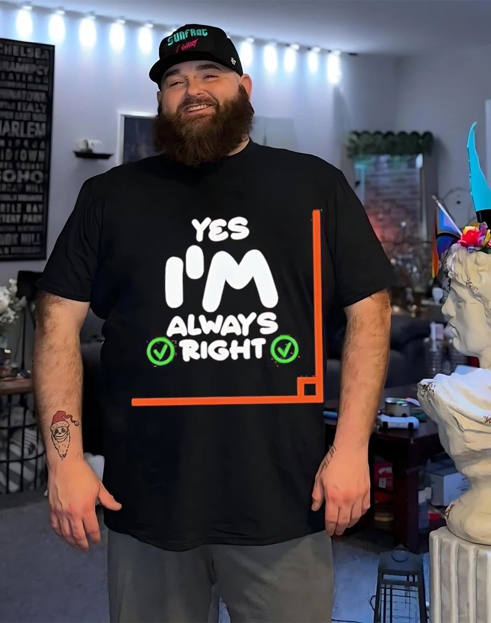 Math angle yes I’m always right shirt