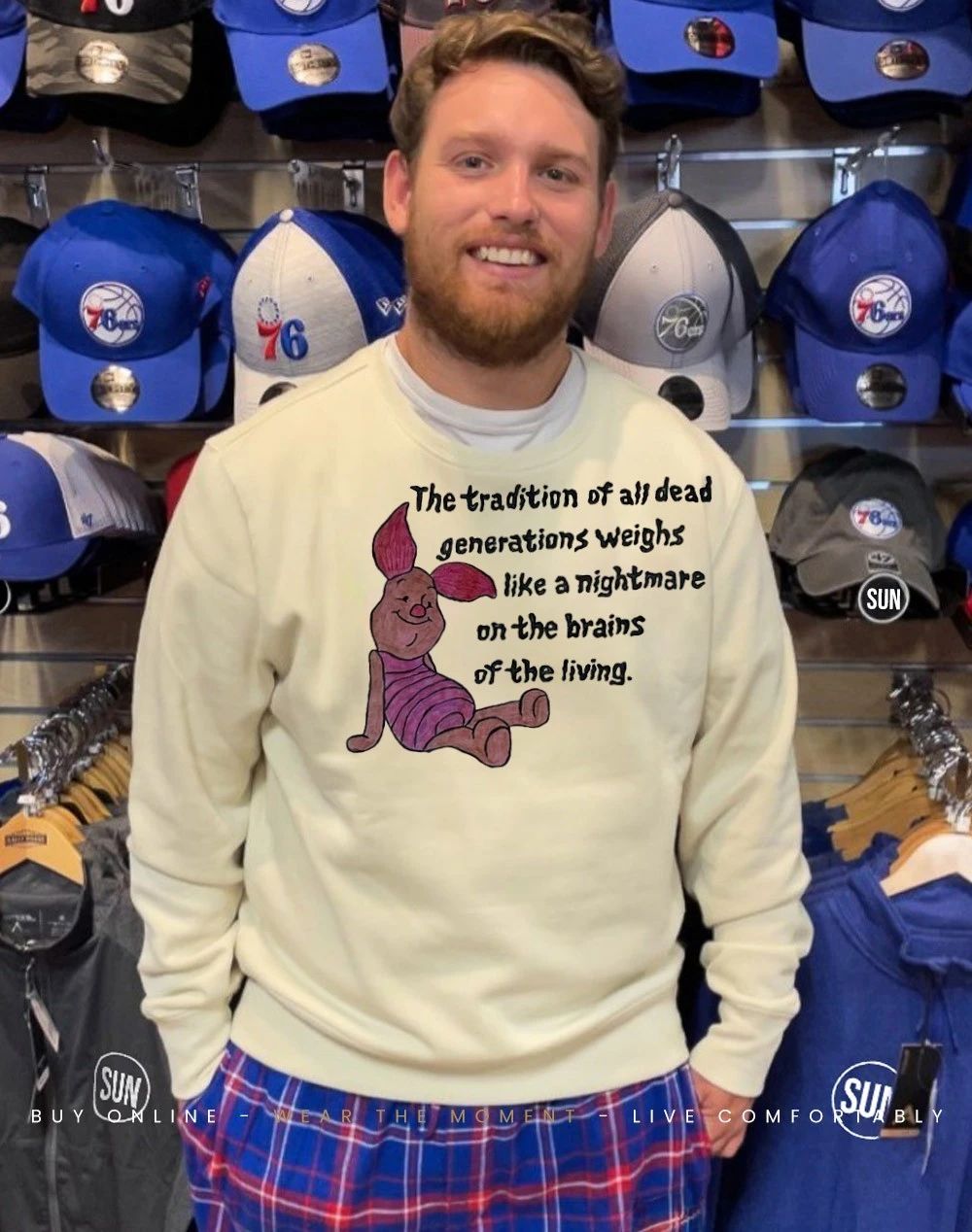 Piglet the tradition of all dead generations weighs like a nightmare shirt