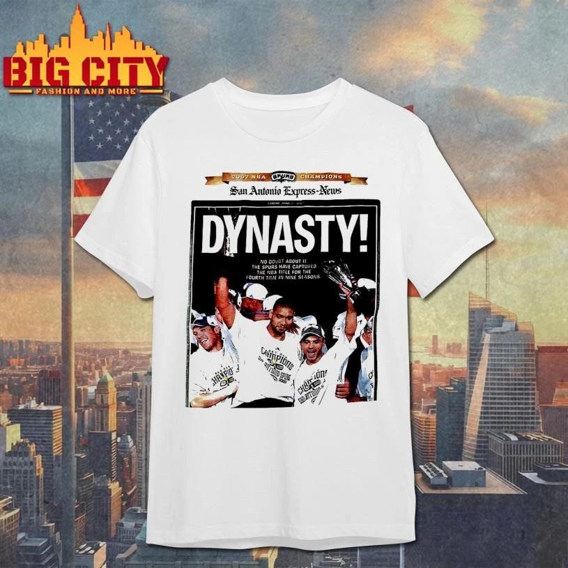 San Antonio Spurs 2007 NBA Finals Dynasty photo shirt