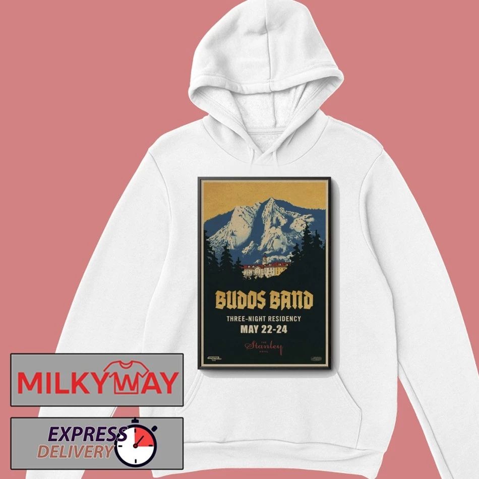 LIMITED May 22-24 2026 Budos Band Poster The Stanley Hotel Tour shirt