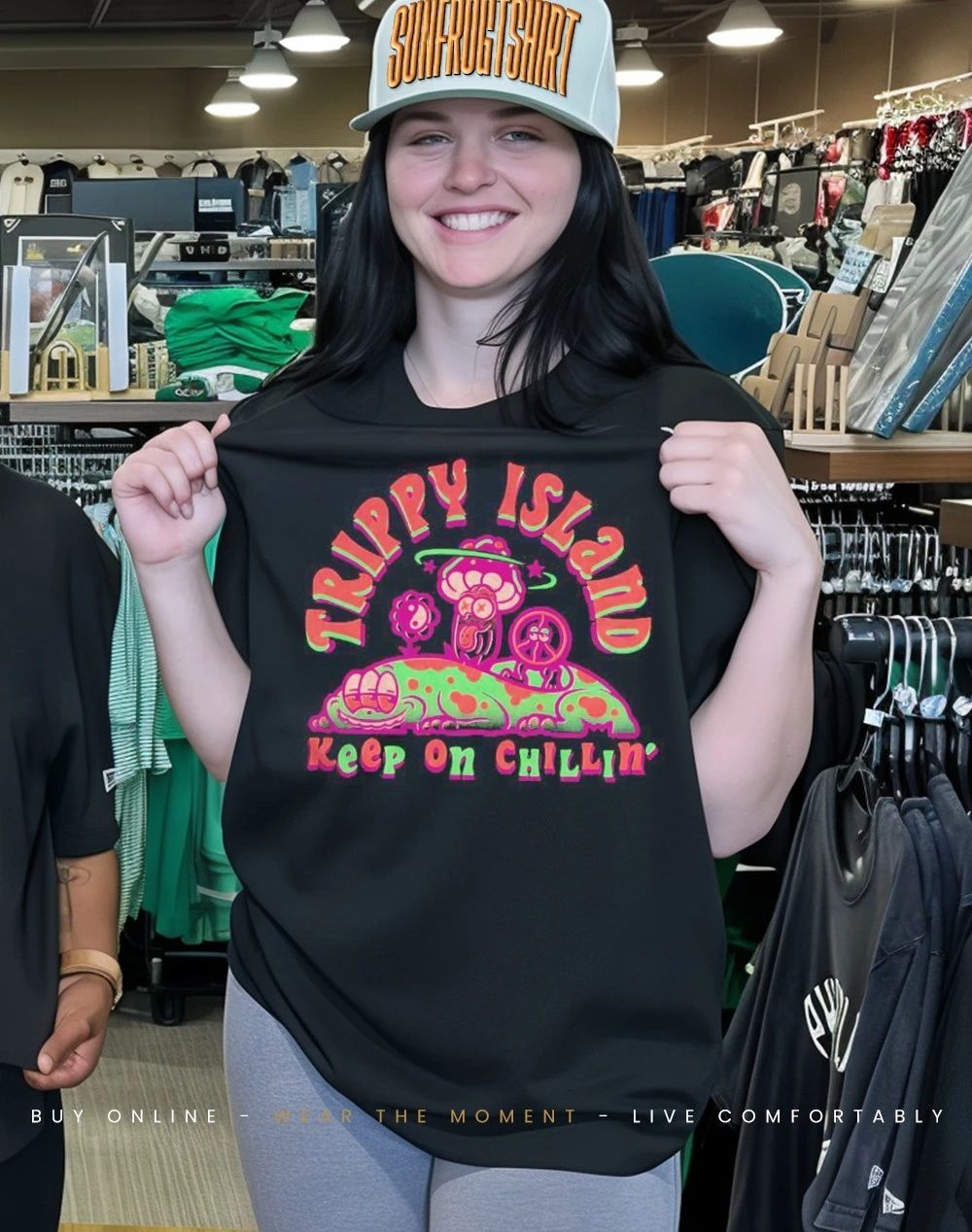 Trippy Island keep on chillin shirt