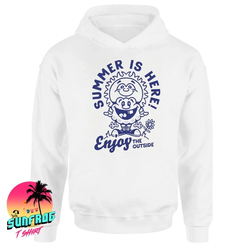 Sun embrace cloud summer is here enjoy the outside shirt