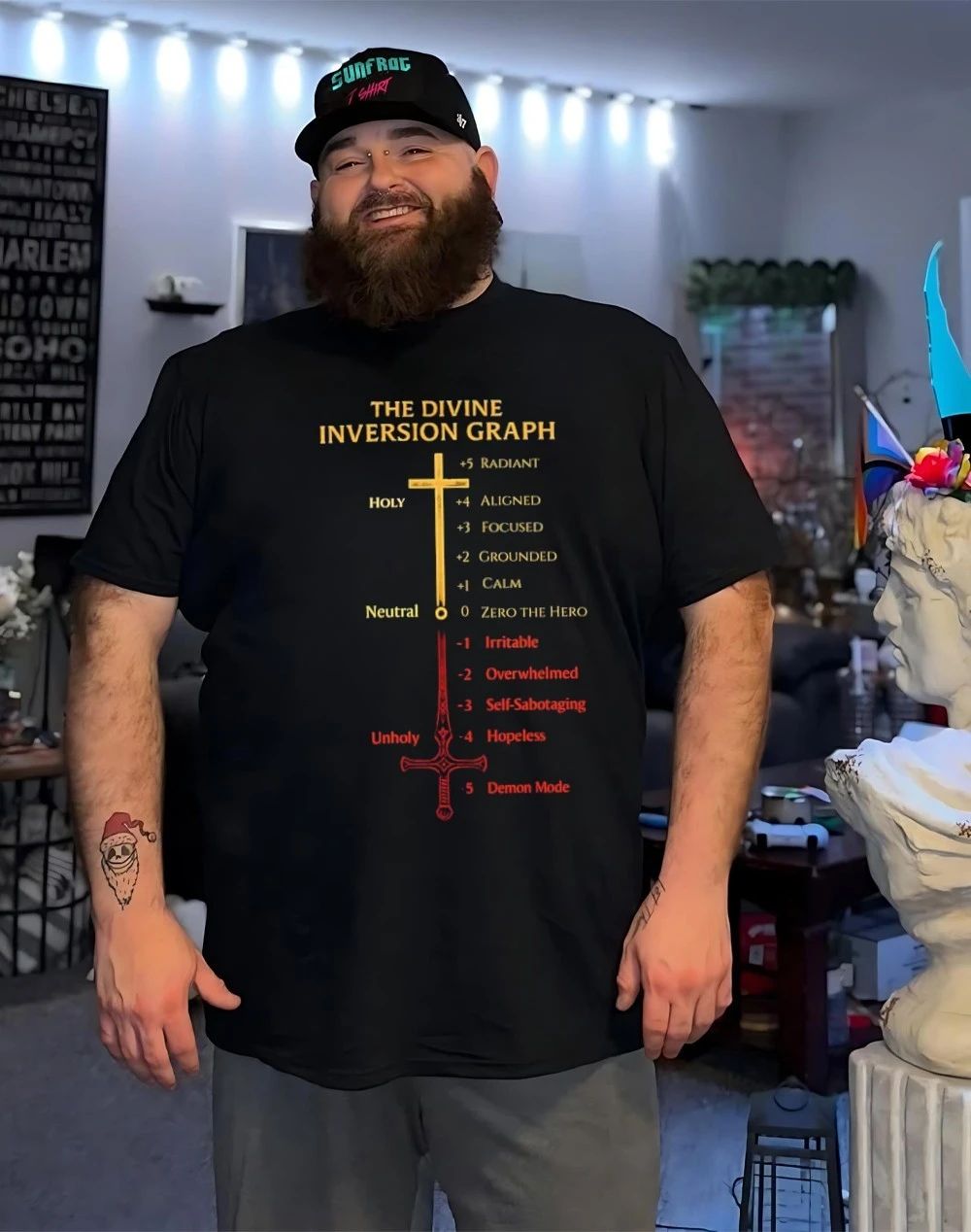 The divine inversion graph Holy neutro unholy shirt