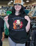 Wednesday I’m mellow with the cello but I’m violent with the violin shirt