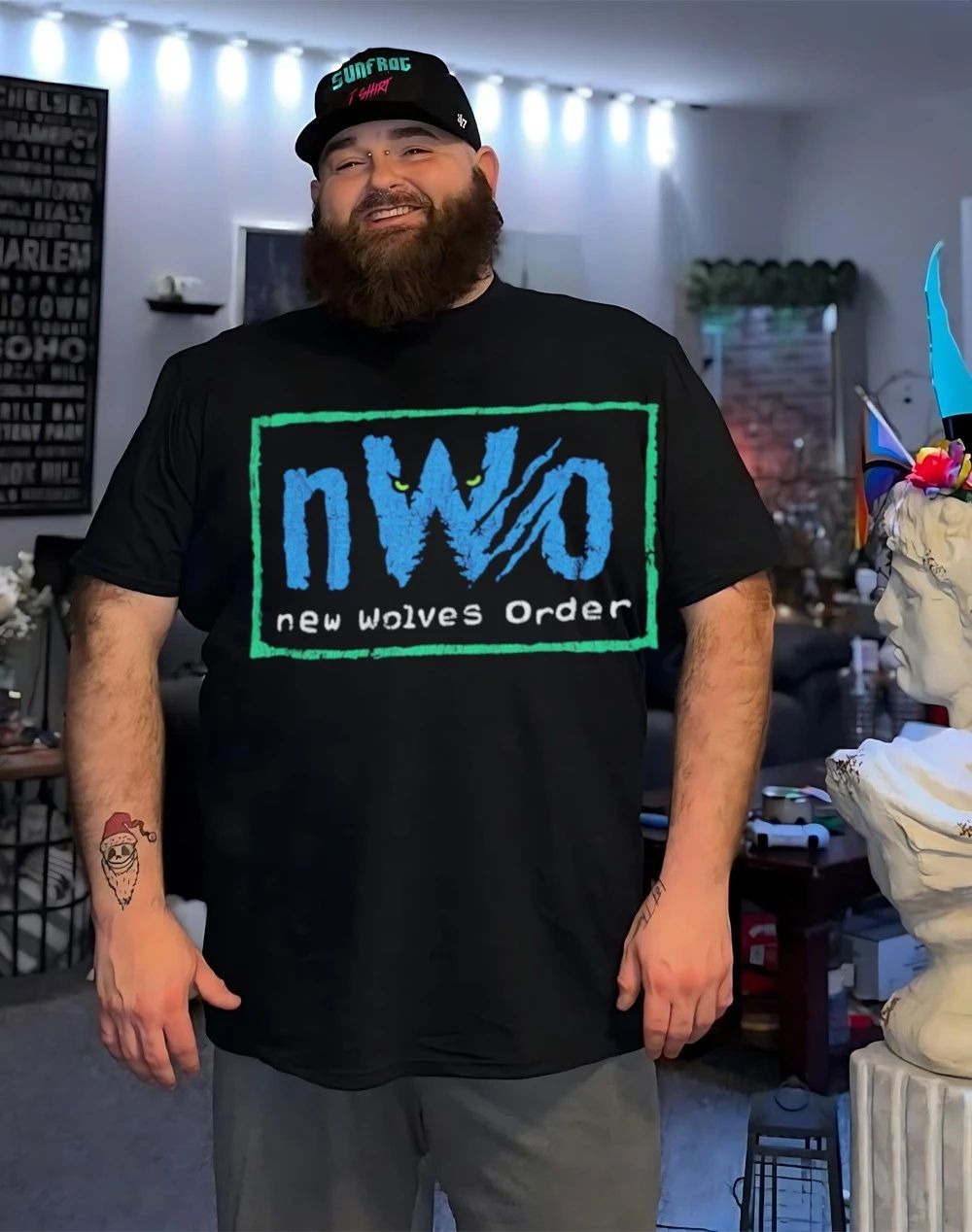 Timberwolves NWO Wolfpack front and back shirt