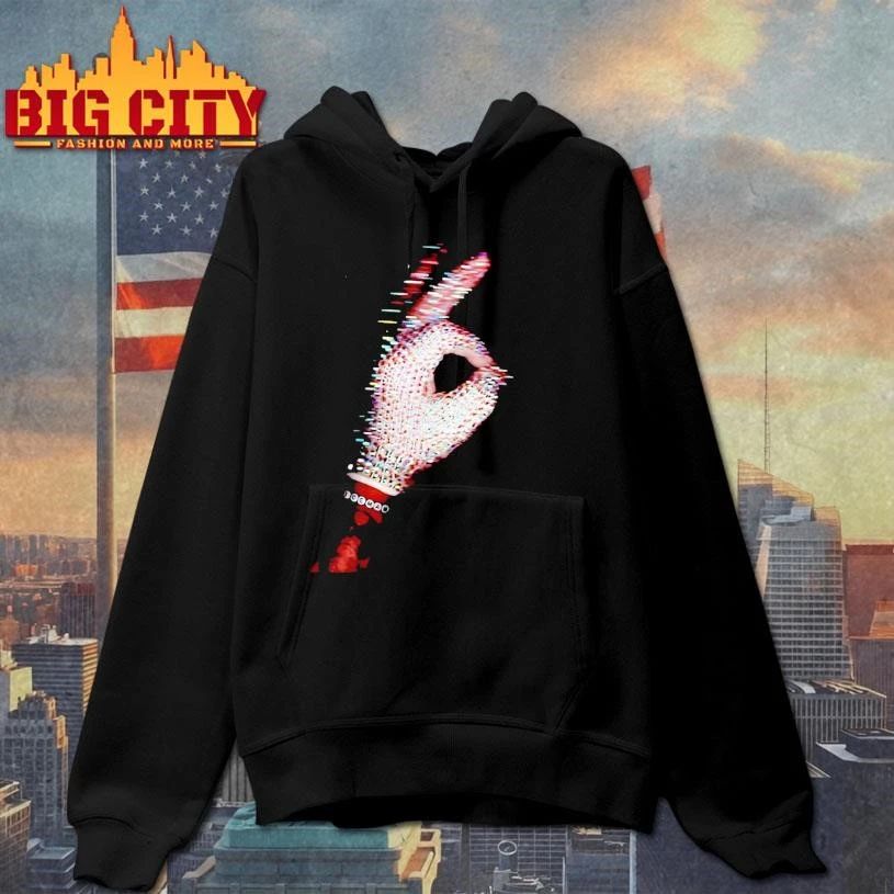 Drake Crystal Embellished Gloves Iceman Album Shirt