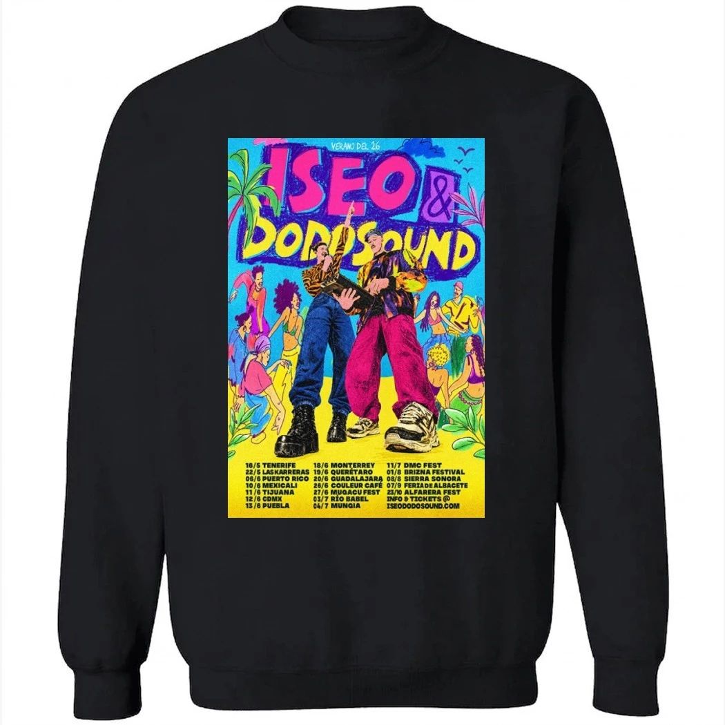 Iseo Dodosound Summer Tour 2026 Poster Shirt