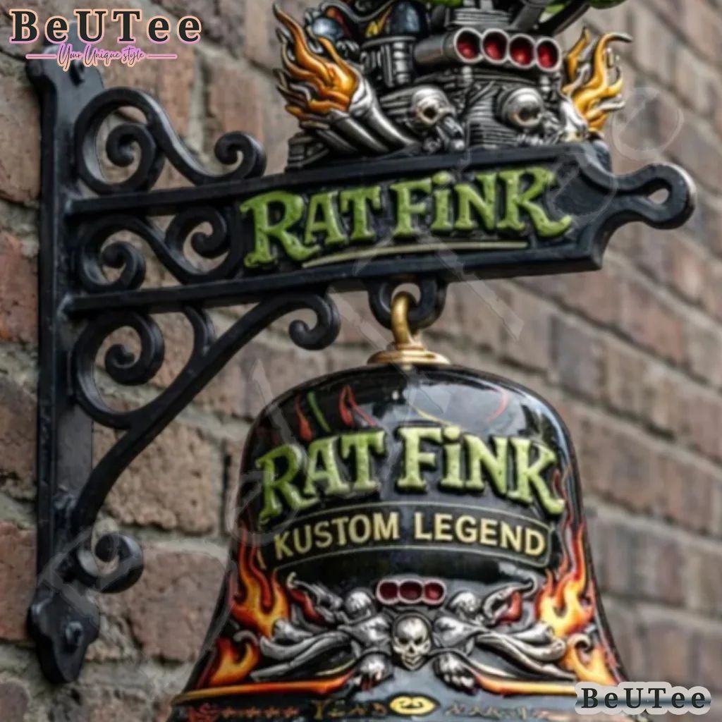 Rat Fink Kustom Legend Commemorative Wall Bell