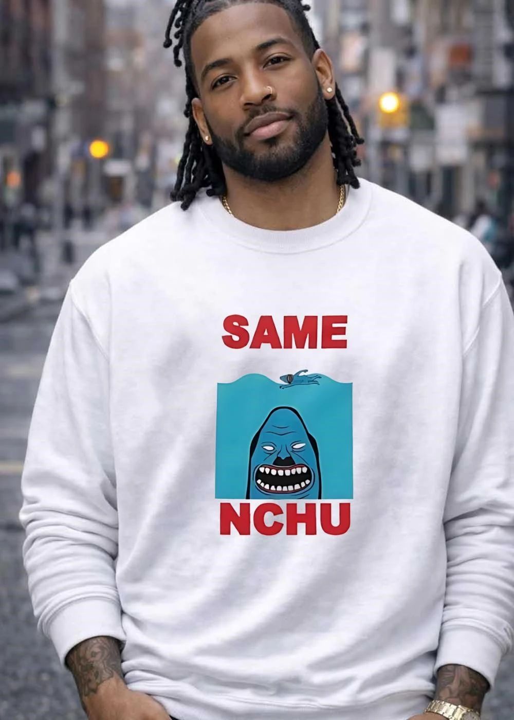 Same NCHU Swimming Monster shirt