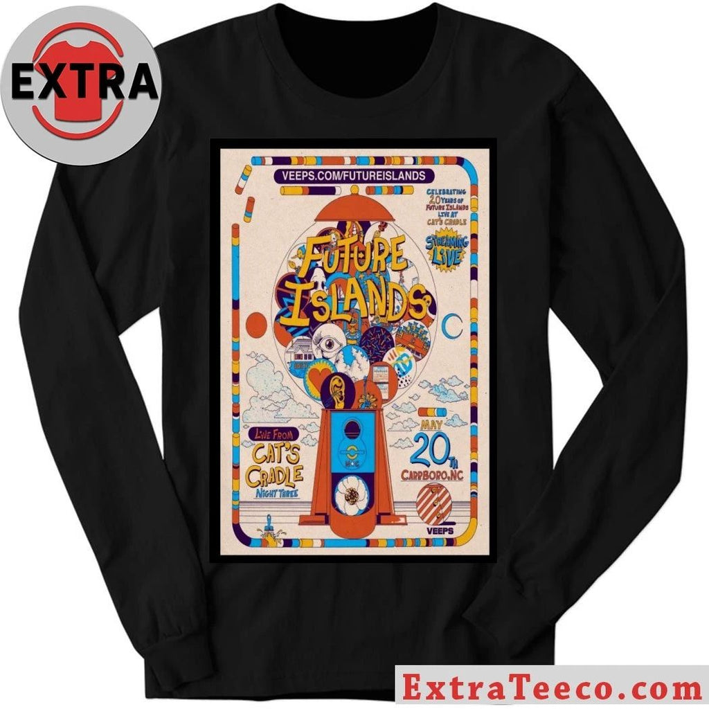 Future Islands May 20 2026 Cat’s Cradle Carrboro, NC Poster Shirt