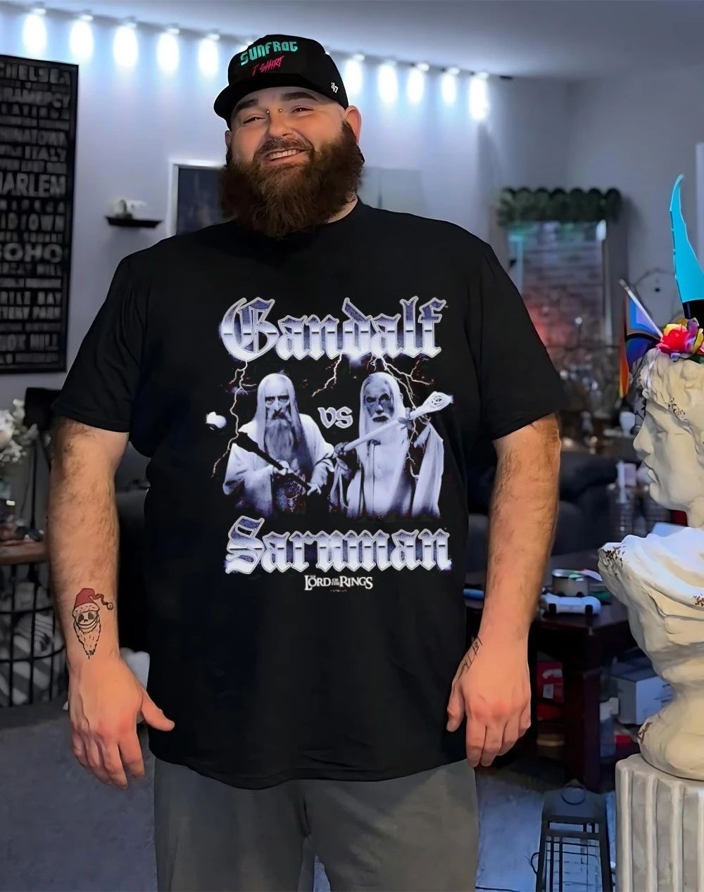 Gandalf vs Saruman showdown shirt