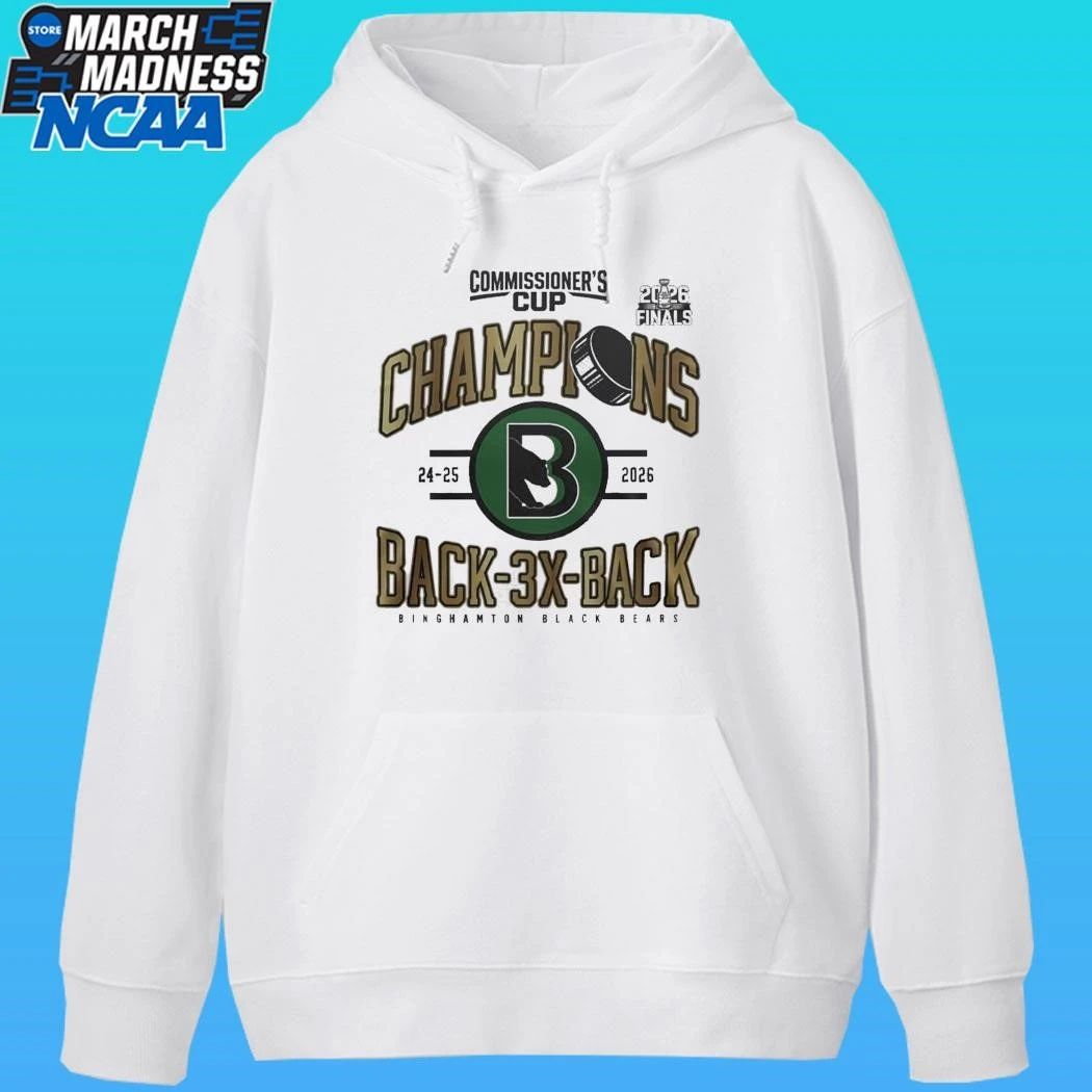Binghamton Black Bears Commissioner’s Cup Champions 2026 Shirt