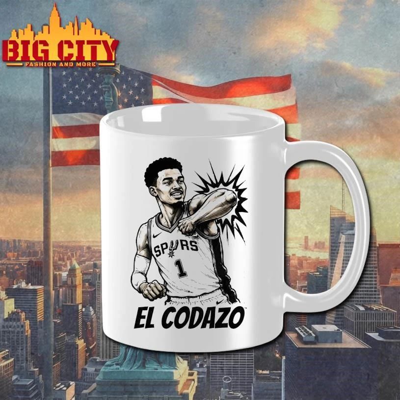 Victor Wembanyama San Antonio Spurs El Codazo Sketch Art Shirt
