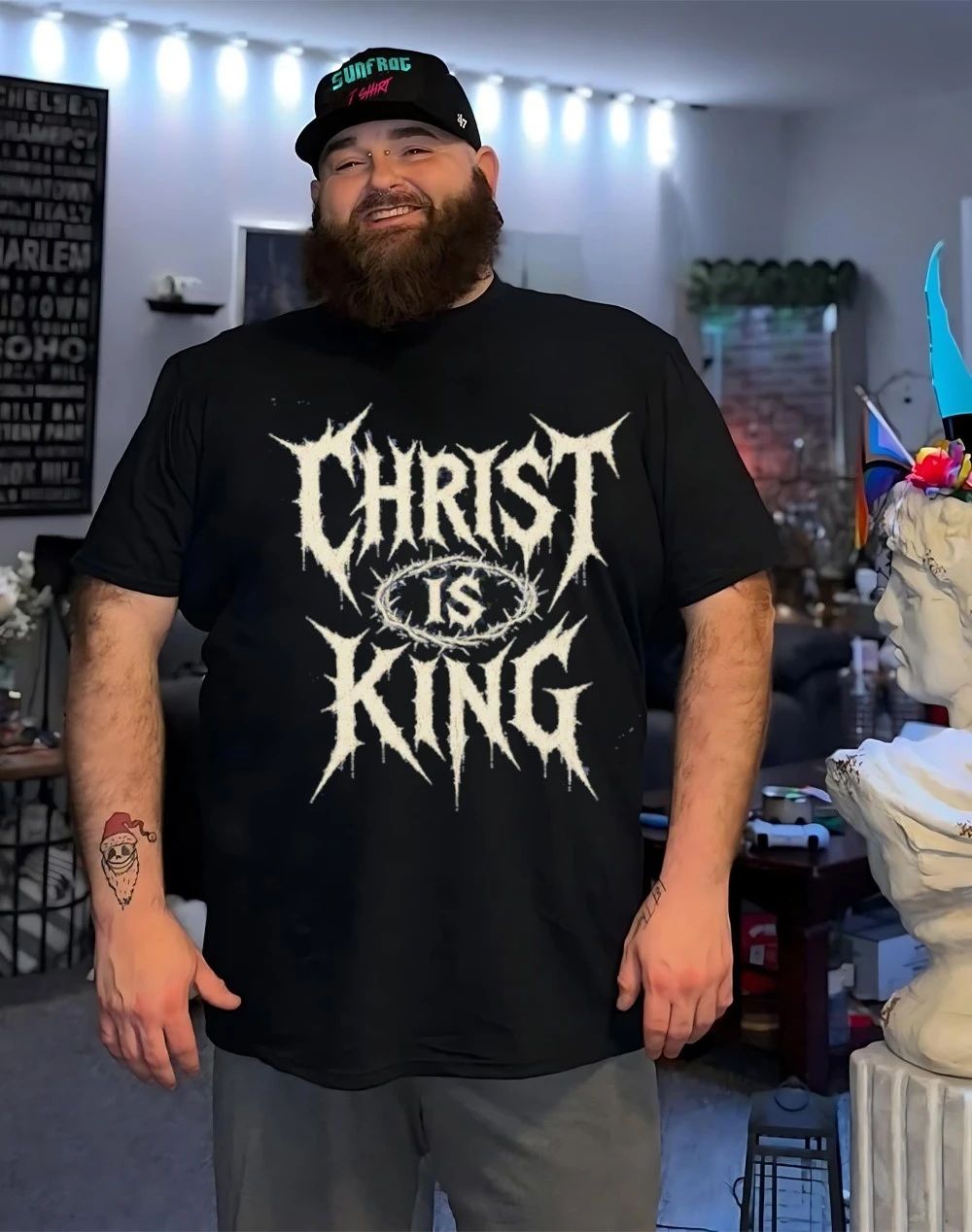Christ is King Metal shirt