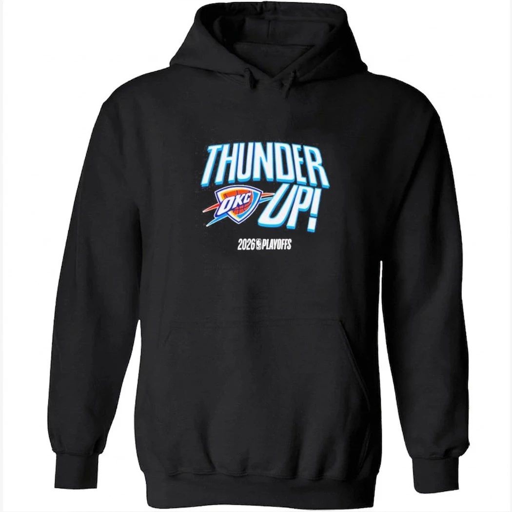 Oklahoma City Basketball Thunder Up 2026 NBA Playoffs Logo Shirt