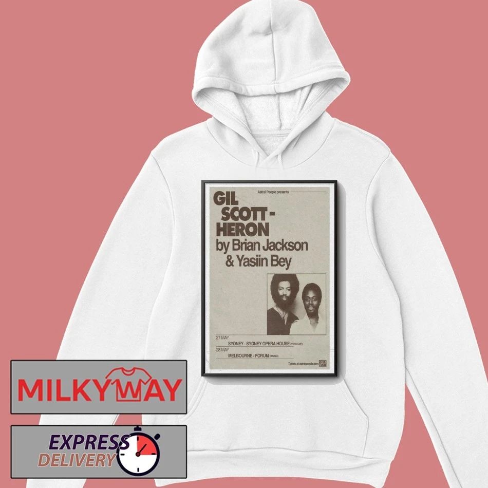 May 27 2026 Gil Scott-Heron Poster Sydney Opera House TOUR shirt