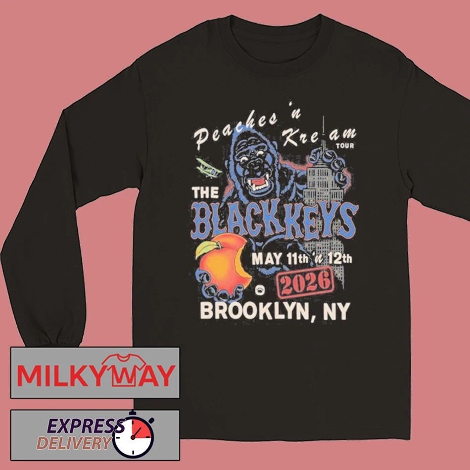 LIMITED May 11-12 2026 The Black Keys Black Brooklyn SHIRT
