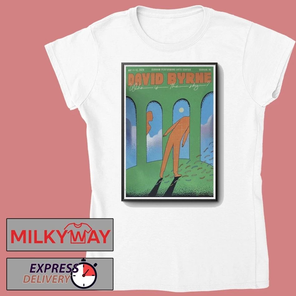 LIMITED May 11-12 2026 David Byrne Poster Durham Performing Arts Center Durham, NC shirt