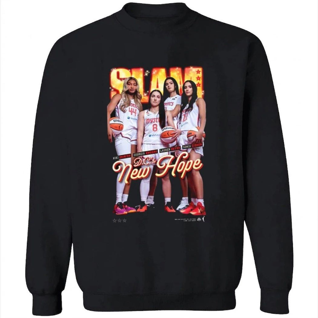 SLAM 262 x Washington Mystics Cover Poster Magazine 30 Years In The Future Of The WNBA Shirt