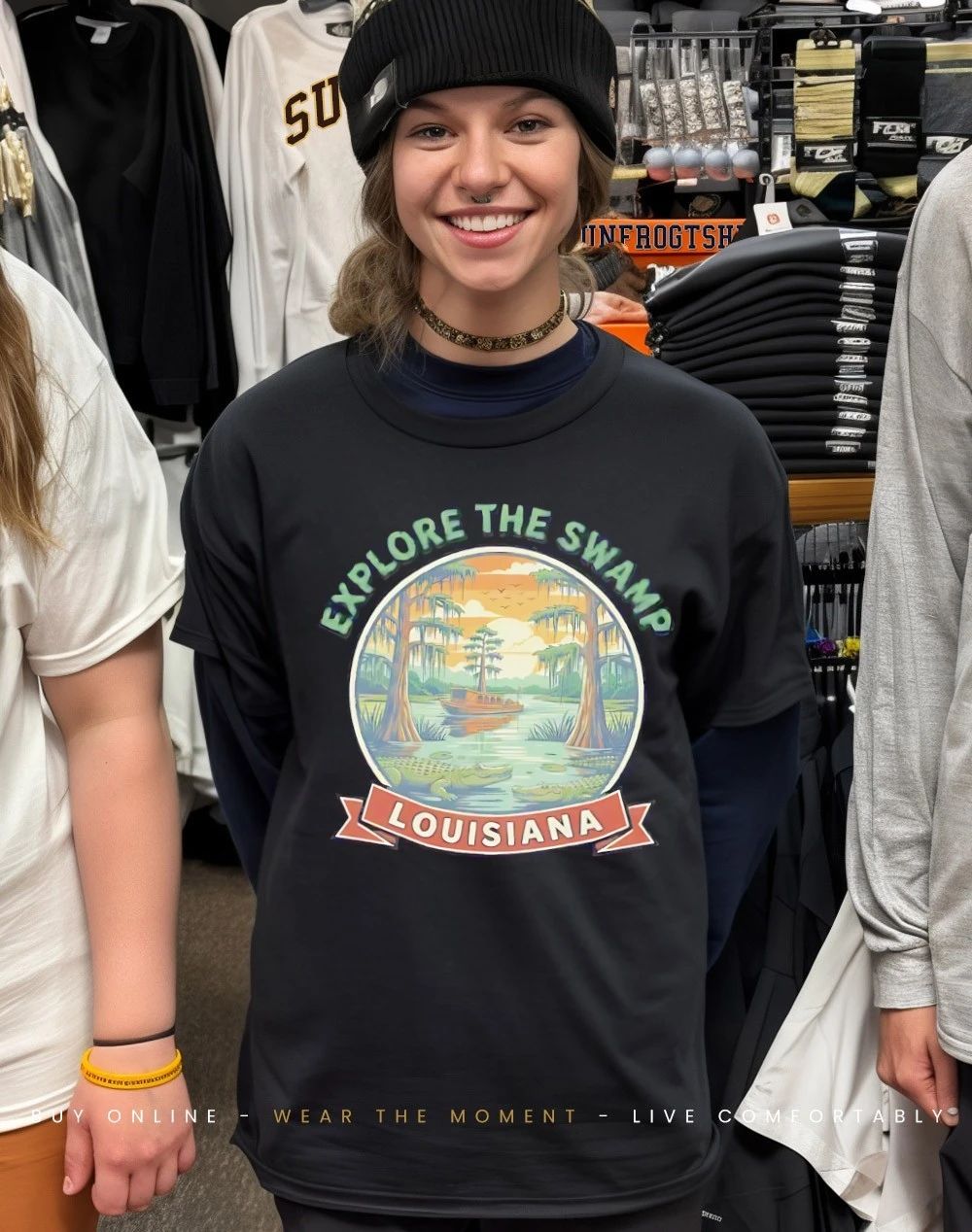 Explore the swamp Louisiana shirt