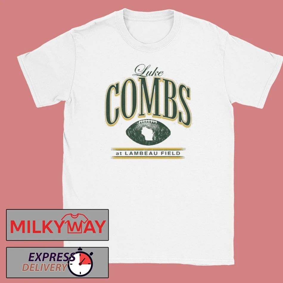 2026 Luke Combs at Lambeau WI Football T-Shirt
