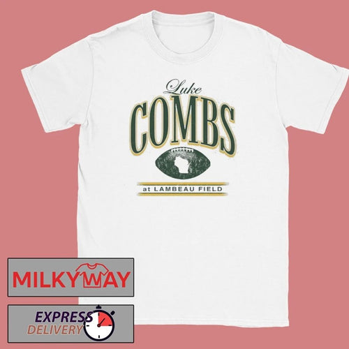 2026 Luke Combs at Lambeau WI Football T-Shirt