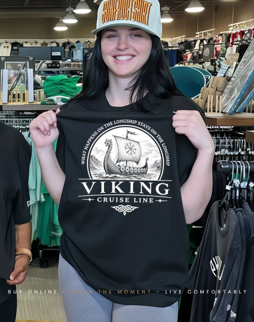 Viking Cruise Line what happens on the longship stays on the longship shirt