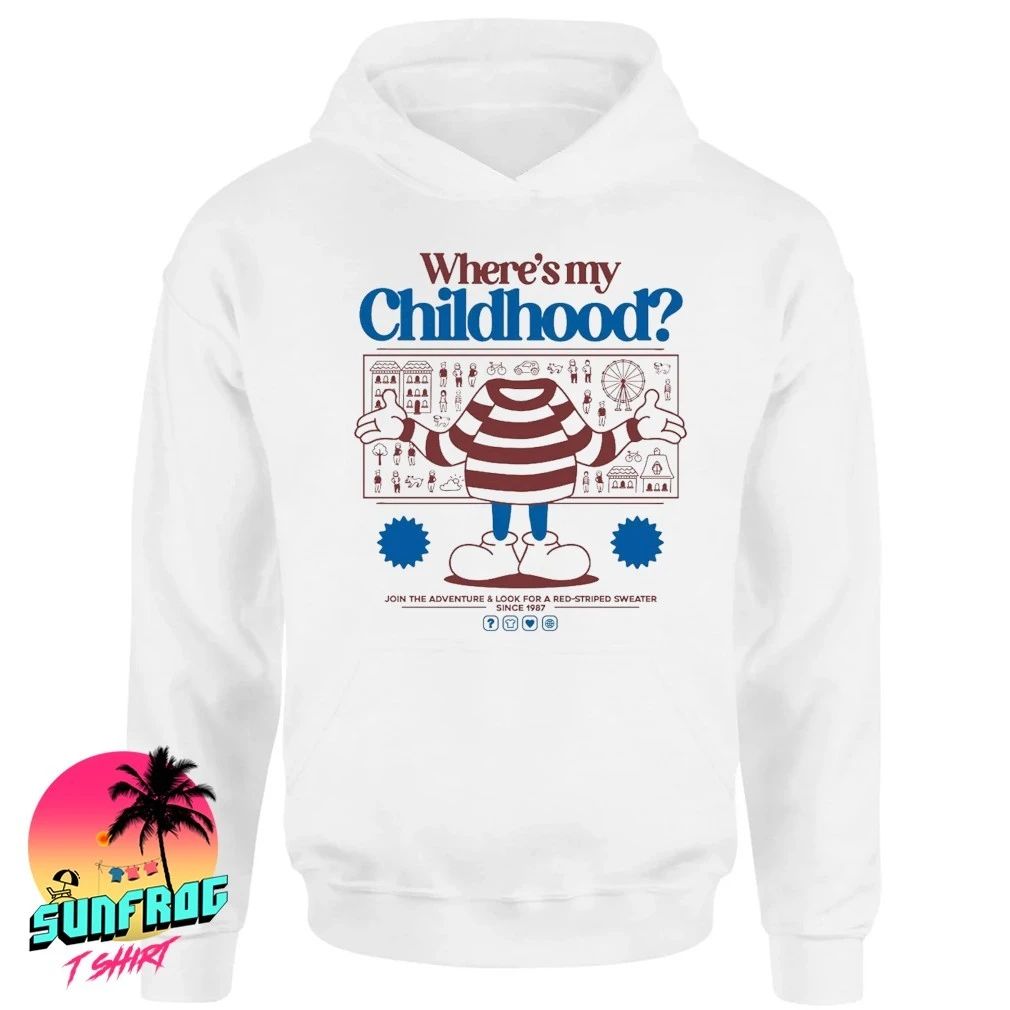 Where’s my Childhood join the adventure and look for a red striped shirt