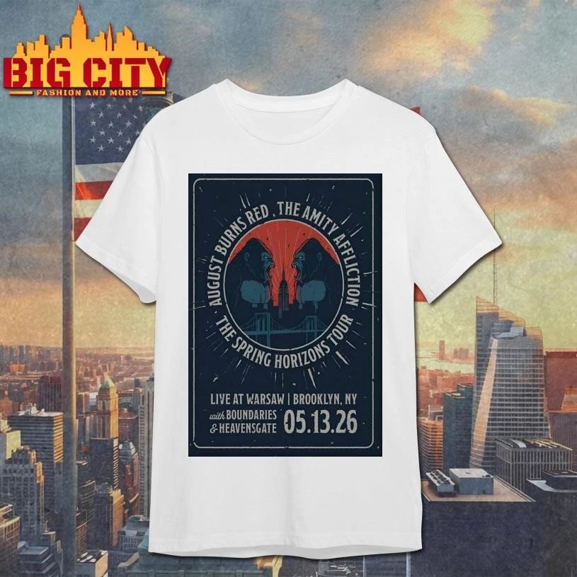 August Burns Red And The Amity Affliction Warsaw, Brooklyn NY May 13 2026 Poster Shirt